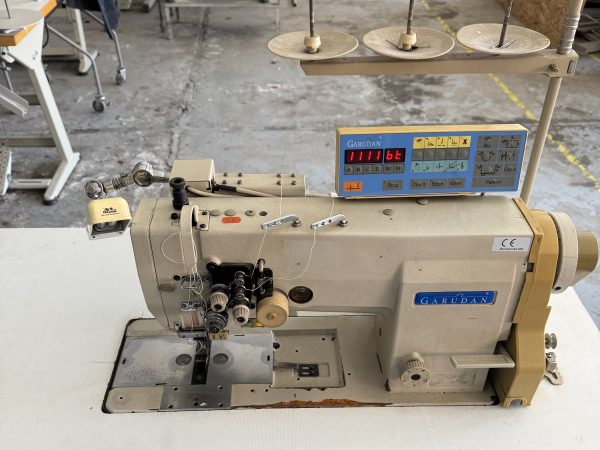 Garudan GF-210-106MH 2-Nadel Säulenarm-Industrienähmaschine 220V